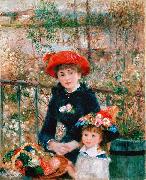 On the Terrace,, Pierre-Auguste Renoir